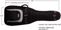 Mono M80 Dual Electric Bass Case Black M80-2B-BLK