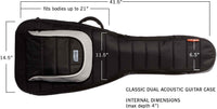 Mono M80 Dual Electric Guitar Case Black M80-2G-BLK