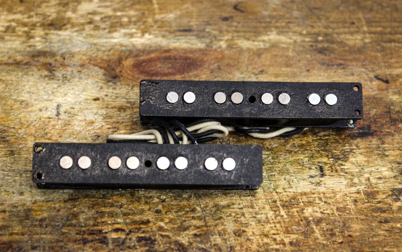 Monty's Bas Pickups Monty*s Retro Wind J Bass Pickup Set / Black tgt11
