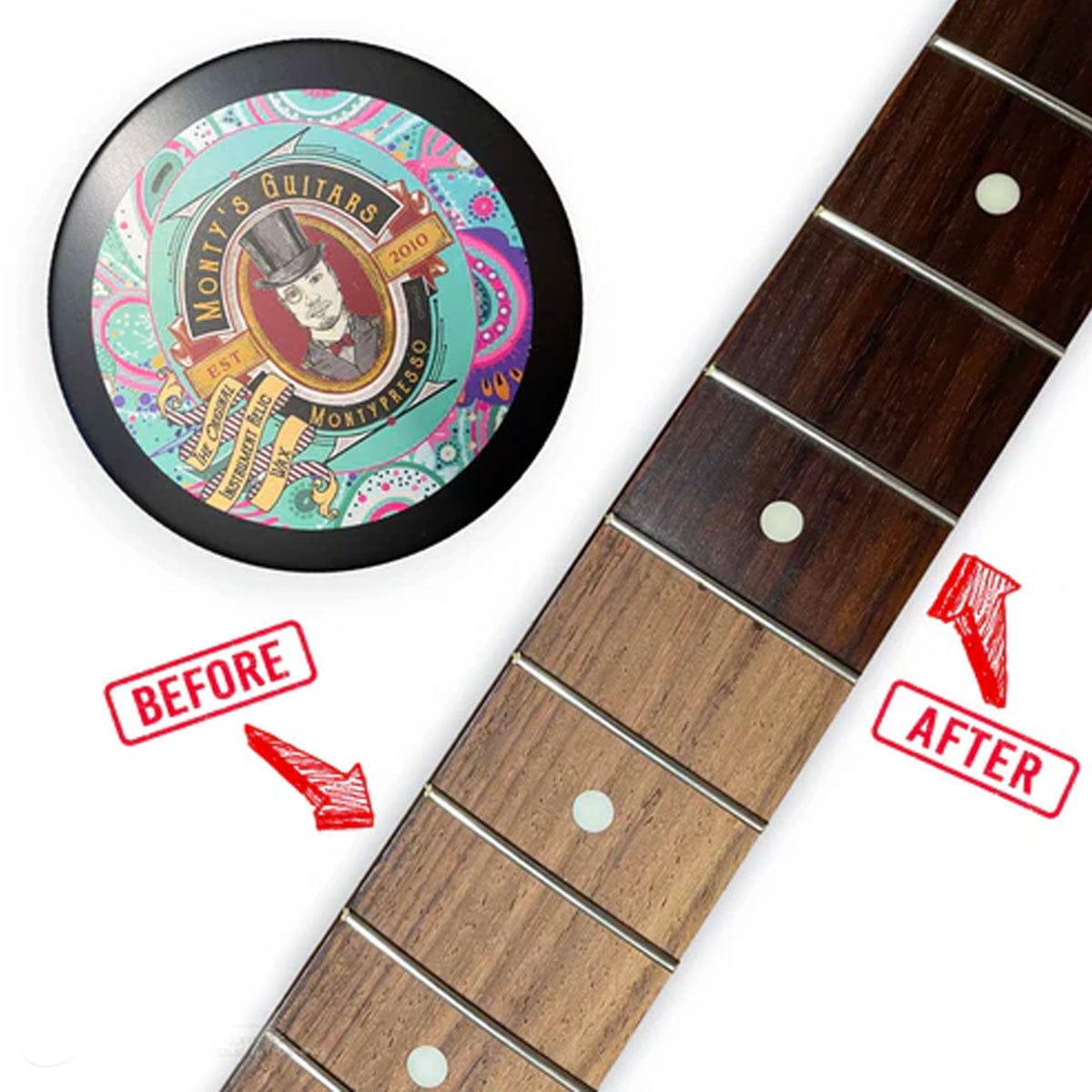 Monty's Stränginstrument Monty*s Montypresso - The Original Guitar Relic Wax tgt11