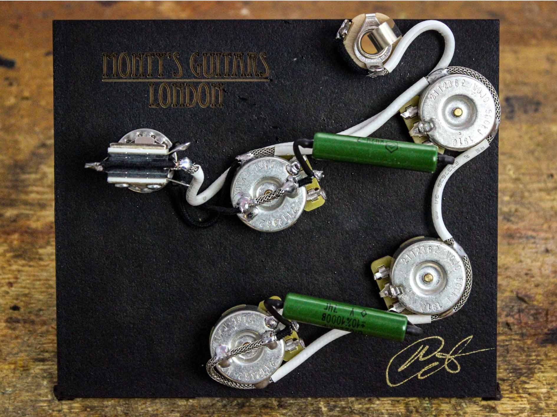 Monty*s ES335 50´s Wiring Loom For 335 Righty / 0.022Uf