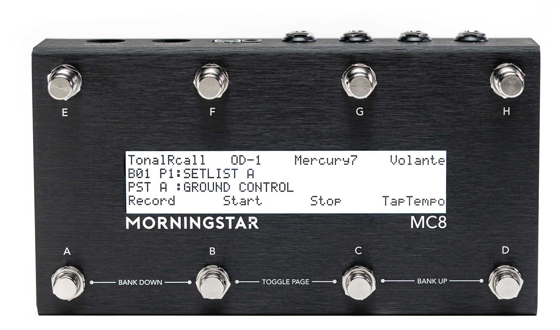Morningstar FX Pedaler Morningstar MC8 Midi Controller tgt11