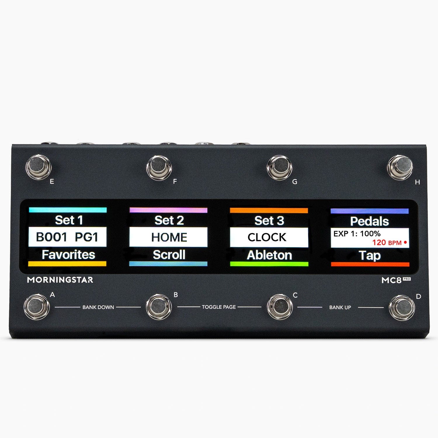 Morningstar FX Pedaler Morningstar MC8 PRO Midi Controller tgt11