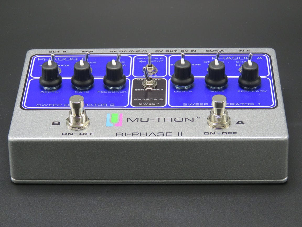 Mu-Tron Pedaler Mu-Tron Bi-Phase 2 Vintage Silver tgt11