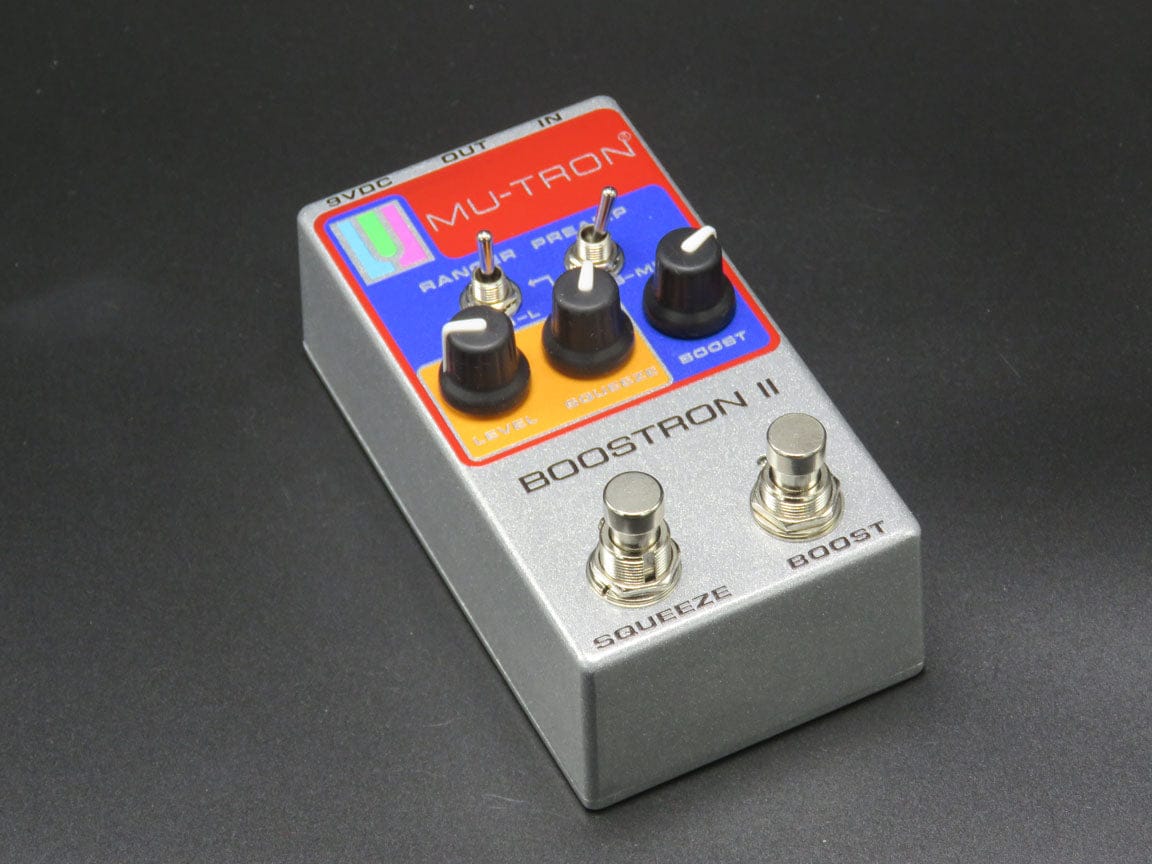 Mu-Tron Pedaler Mu-Tron Boostron 2 Vintage Silver tgt11