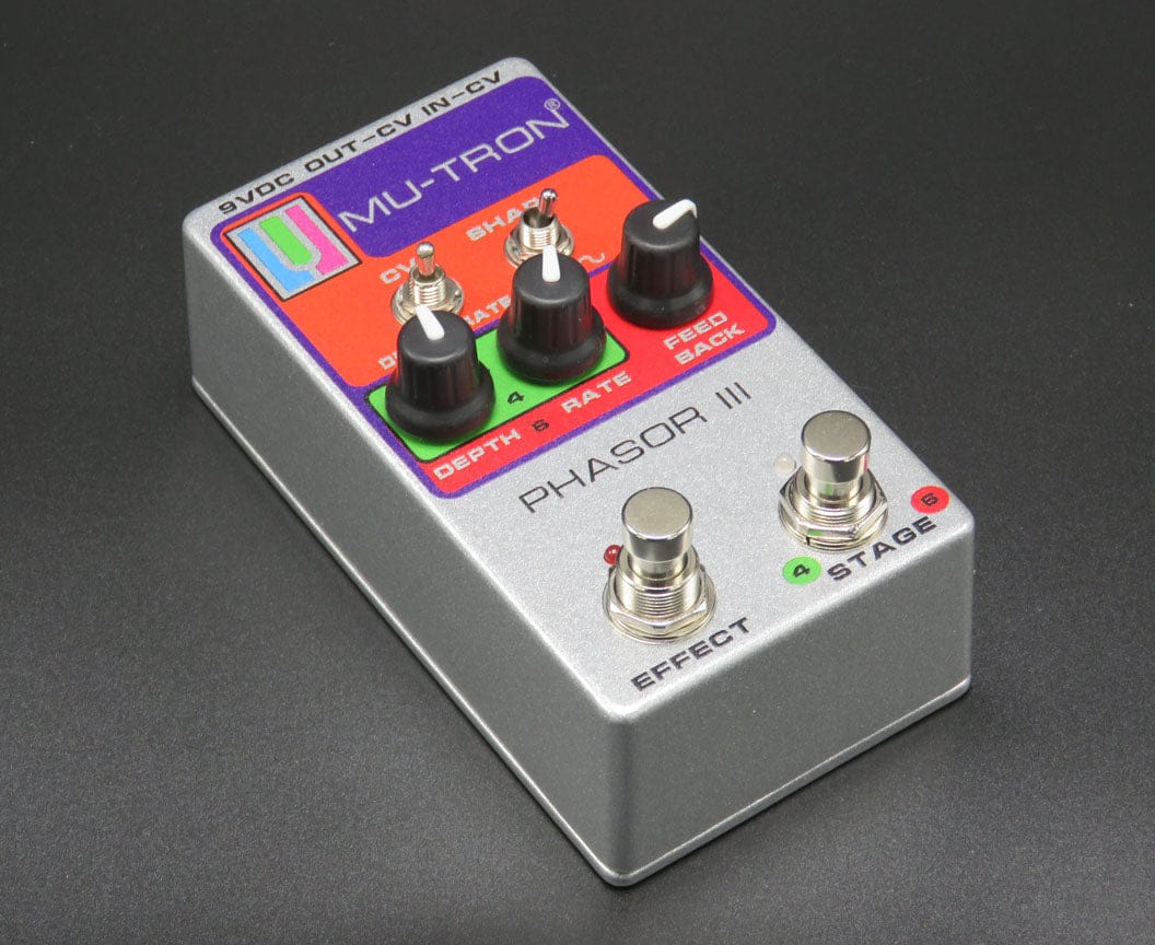 Mu-Tron Pedaler Mu-Tron Phasor III Vintage Silver tgt11