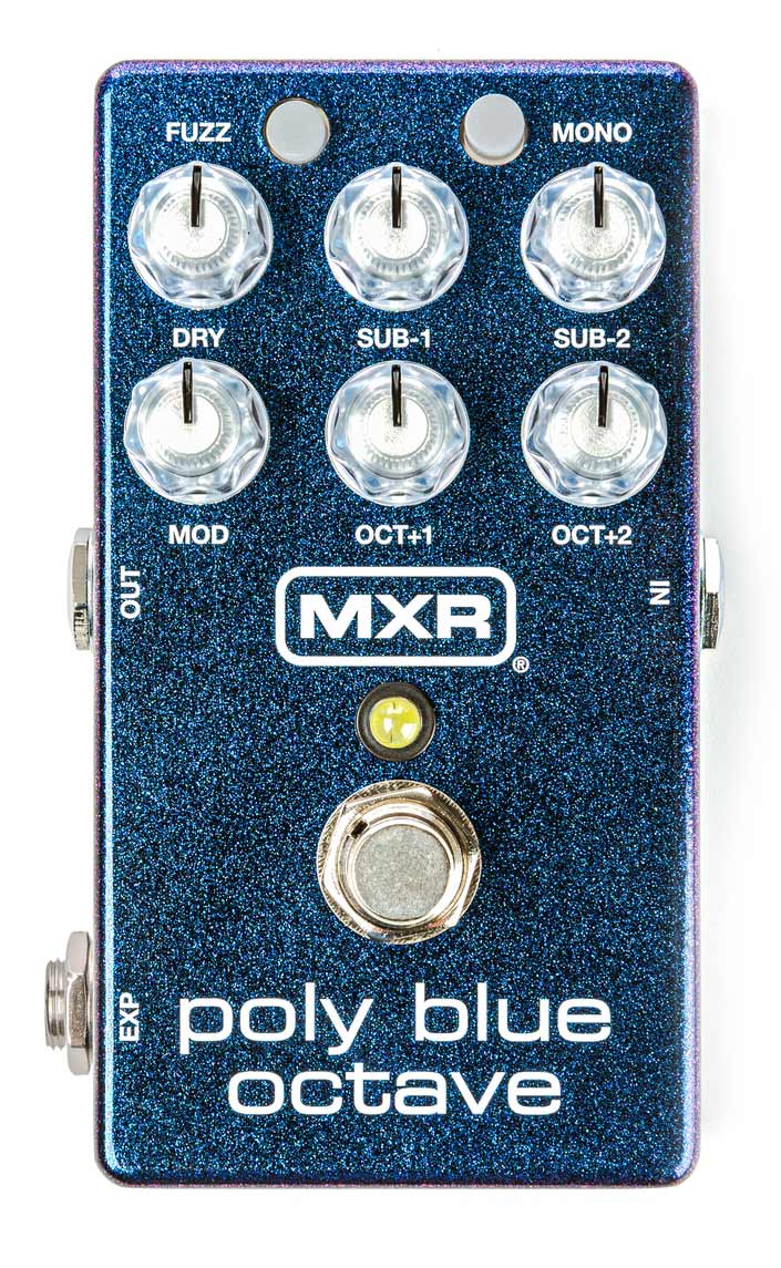 MXR Fuzz pedal MXR M306 Poly Blue Octave tgt11