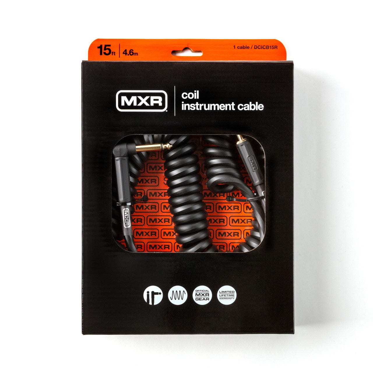 MXR MXR DCICB15R 15 ft Coil Cable Black tgt11