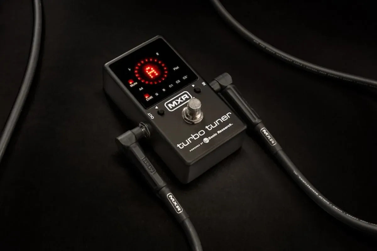MXR Stämapparater MXR M400 Stomp Box Strobe Turbo Tuner tgt11