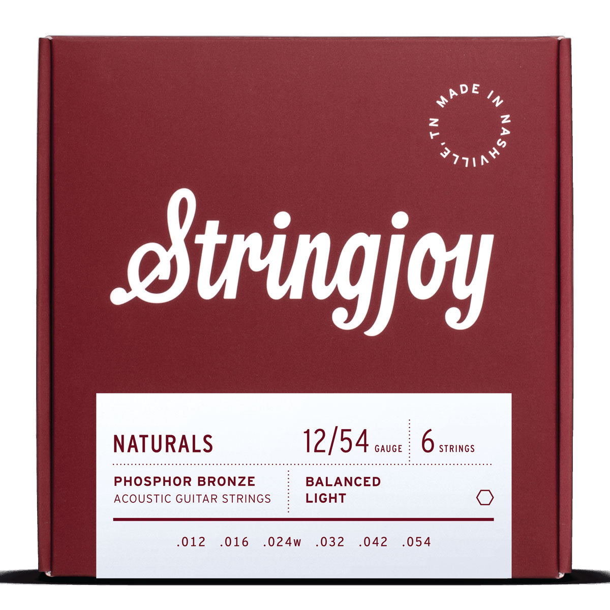 Stringjoy Naturals | Light (12-54) Phosphor Bronze Acoustic Guitar
