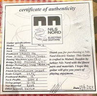 Nils Nord Guitars Stränginstrument Nils Nord Electric Guitars SA TV Yellow tgt11