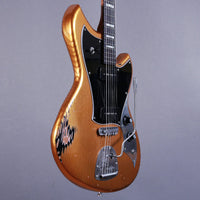 NOVO Guitars Elgitarr Novo Custom Serus J Aztec Gold Over Bull Black tgt11