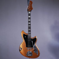 NOVO Guitars Elgitarr Novo Custom Serus J Aztec Gold Over Bull Black tgt11