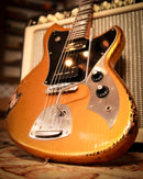 NOVO Guitars Elgitarr Novo Custom Serus J Aztec Gold Over Bull Black tgt11