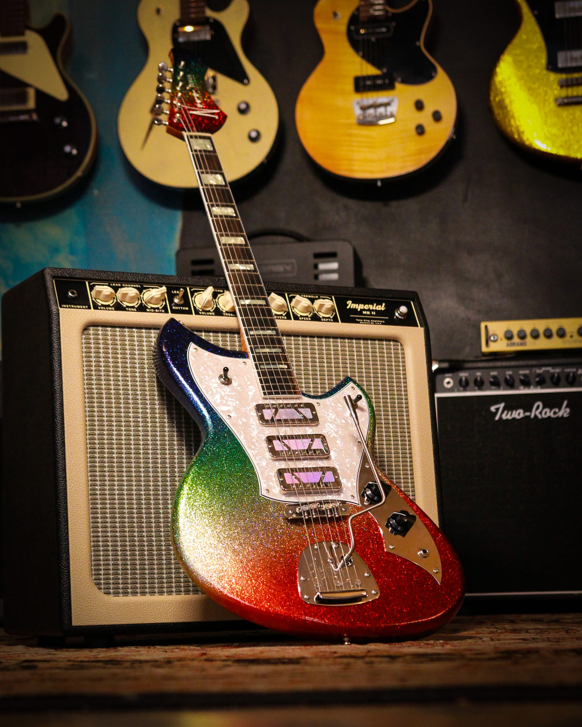 NOVO Guitars Elgitarr Novo Signature Serus J Dark Side Sparkle tgt11