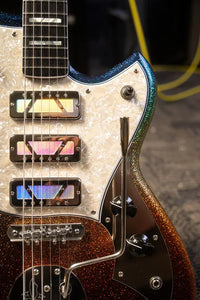NOVO Guitars Stränginstrument Novo Nucleus Serus J Dark Side Sparkle Dennis Signature tgt11