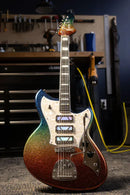 NOVO Guitars Stränginstrument Novo Nucleus Serus J Dark Side Sparkle Dennis Signature tgt11