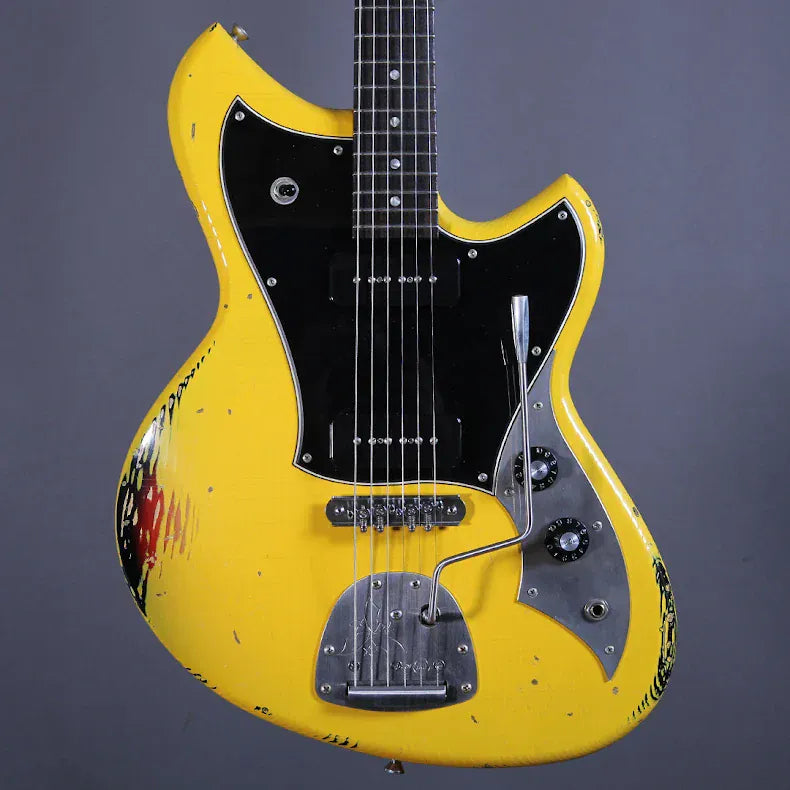 NOVO Guitars Stränginstrument Novo Serus J Vandalism Yellow over 64 3-Tone Burst tgt11