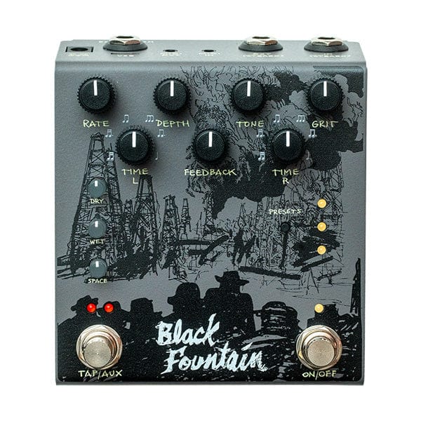 Old Blood Noise Endeavors Delayer Old Blood Noise Black Fountain Stereo Slate tgt11