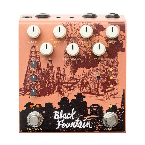 Old Blood Noise Endeavors Delayer Old Blood Noise Black Fountain Stereo Terracotta tgt11