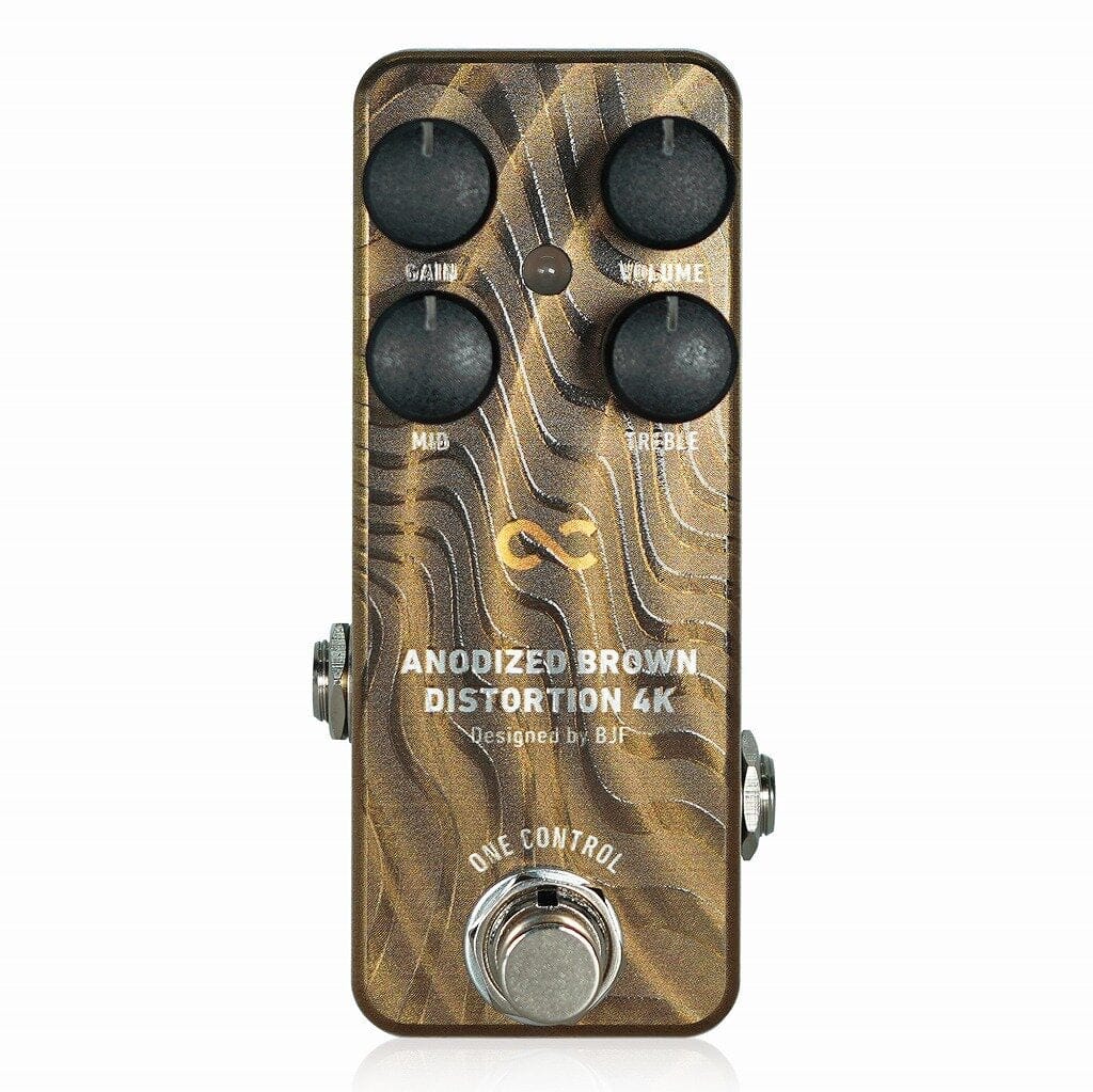 One Control Pedaler One Control Anodized Brown Distortion 4K tgt11