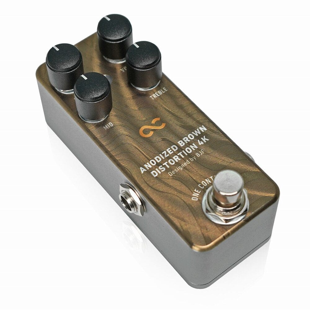 One Control Pedaler One Control Anodized Brown Distortion 4K tgt11
