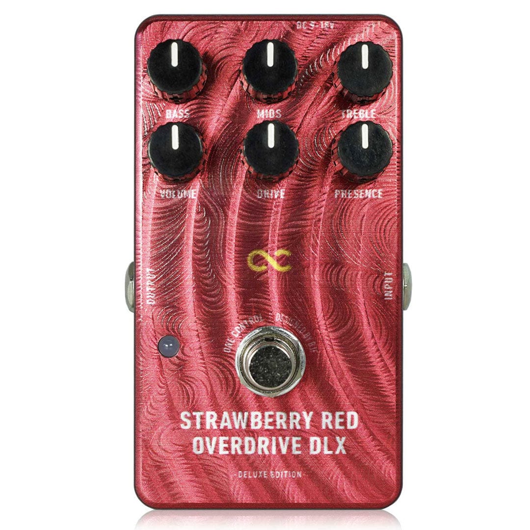 One Control Pedaler One Control Strawberry Red Overdrive DLX tgt11