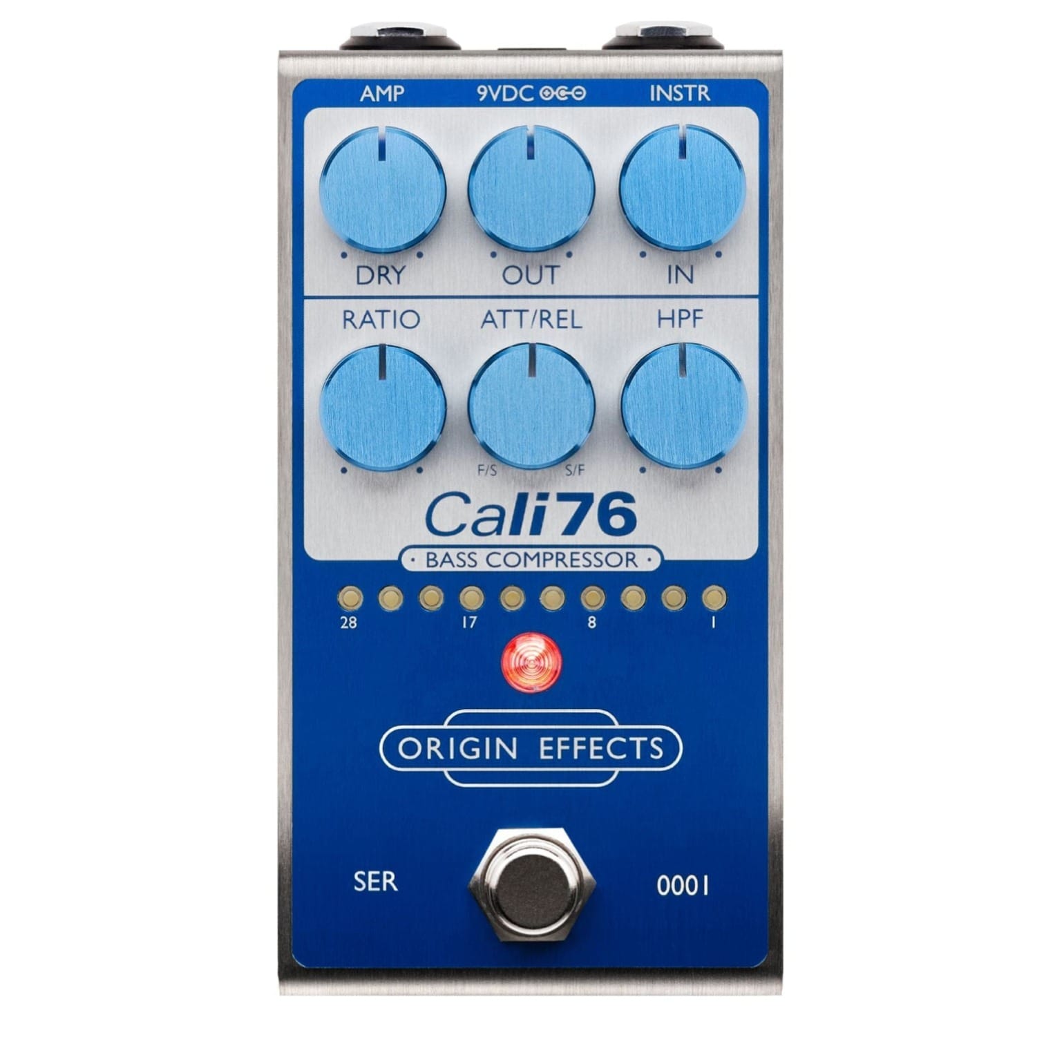 Origin Effects Baspedaler Origin Effects Cali76 Bass Compressor Super Vintage Blue tgt11