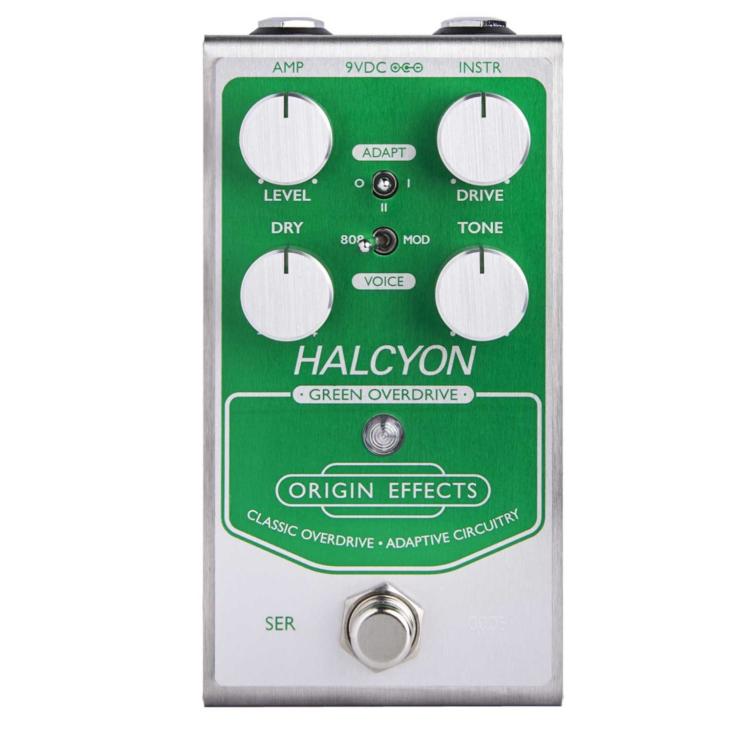 Origin Effects Overdrive Origin Effects Halcyon Green Pedal tgt11