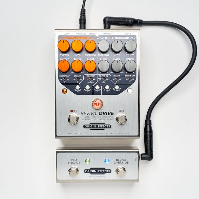 Origin Effects Pedaler Origin Effects RevivalDRIVE and Footswitch Bundle tgt11