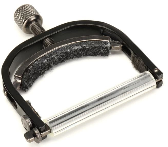 Paige Stränginstrument Paige Original Banjo / Mandolin / Ukulele Capo - Wide - Smokey Black Nickel tgt11
