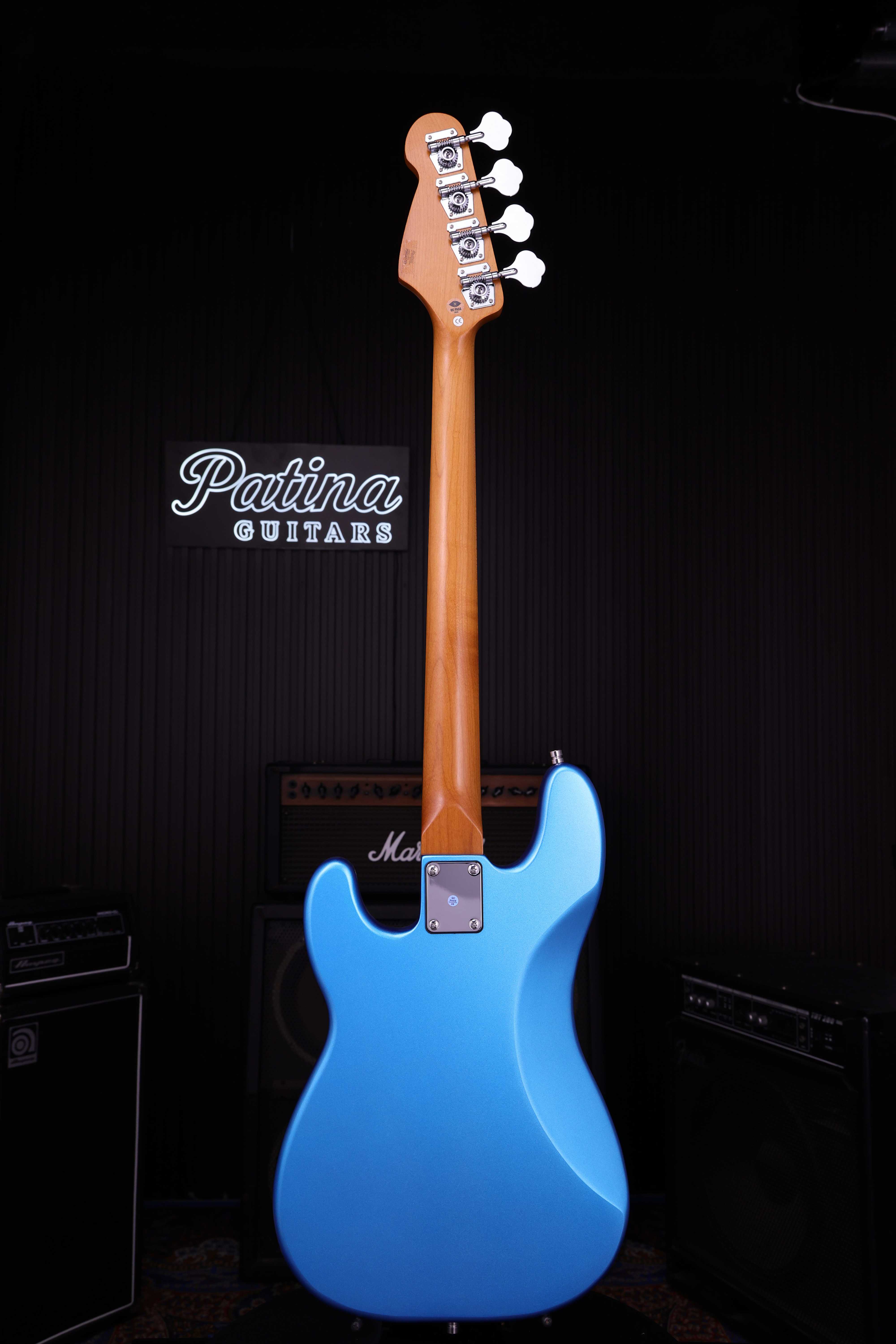 Patina Guitars Bas Patina Guitars PJB-3 Bass Lake P Blue tgt11