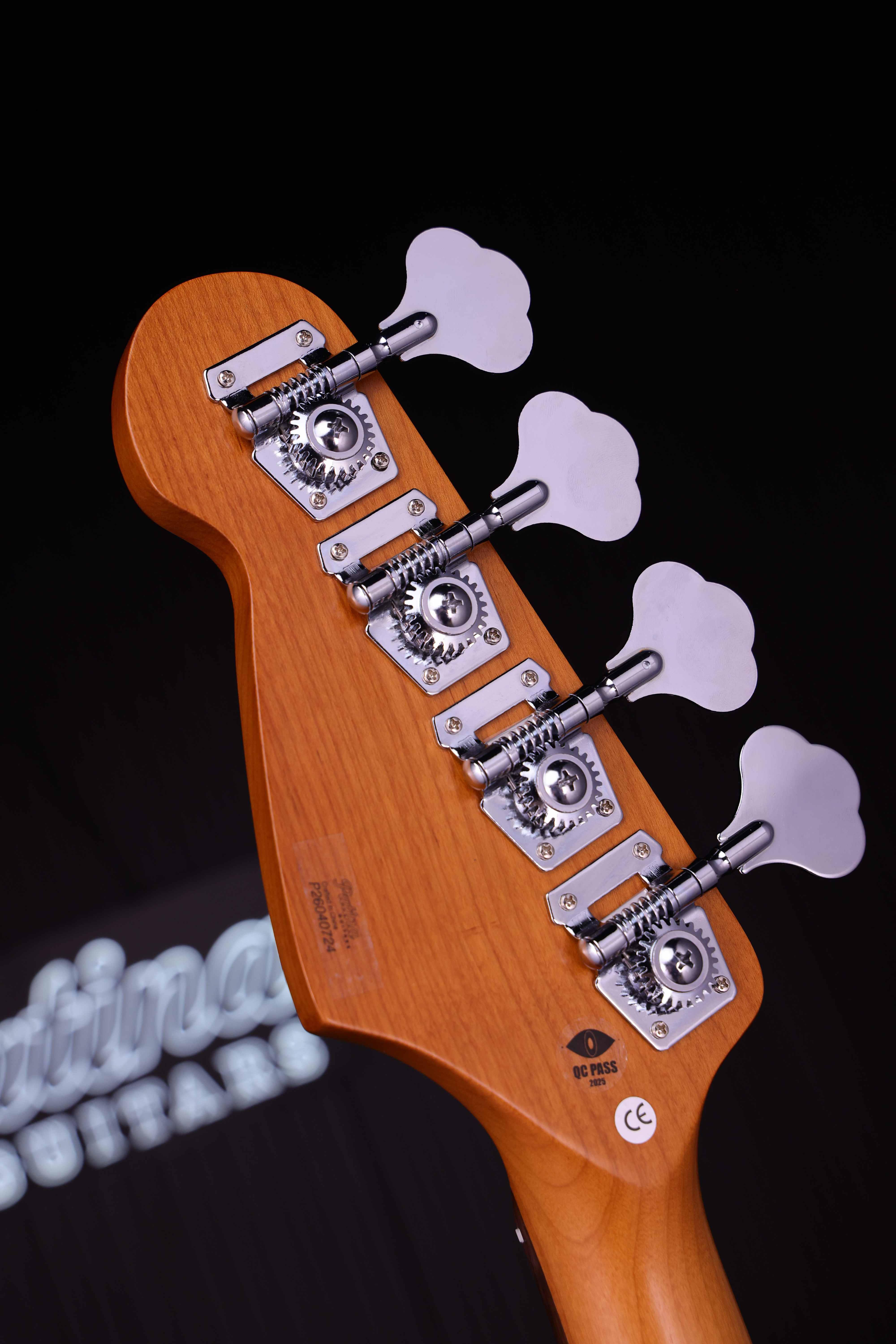 Patina Guitars Bas Patina Guitars PPB-3 Bass Charcoal tgt11