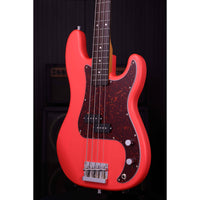 Patina Guitars Bas Patina Guitars PPB-3 Bass Fiesta Red tgt11