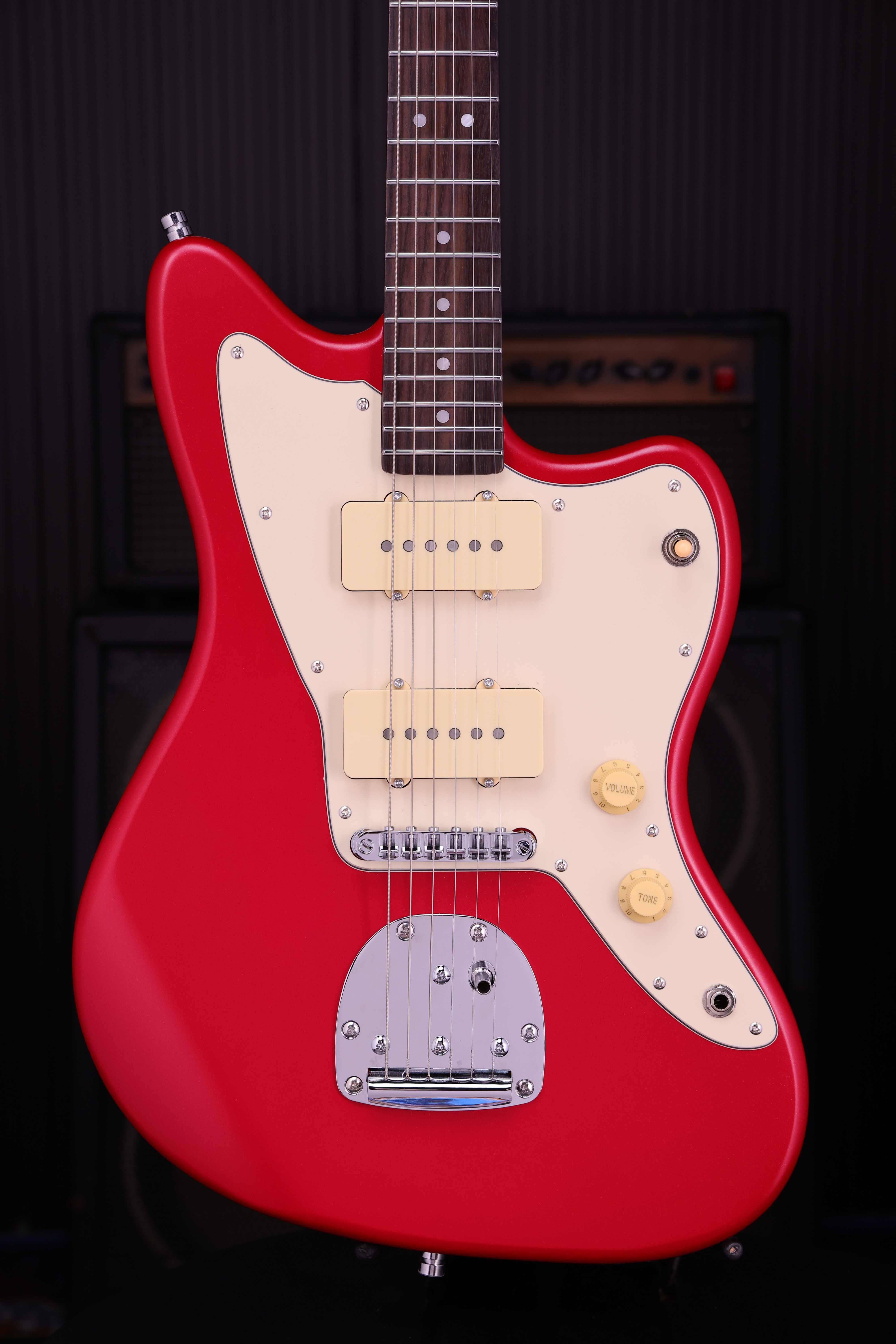 Patina Guitars Elgitarr Patina Guitars PJ-3 Candy Red tgt11