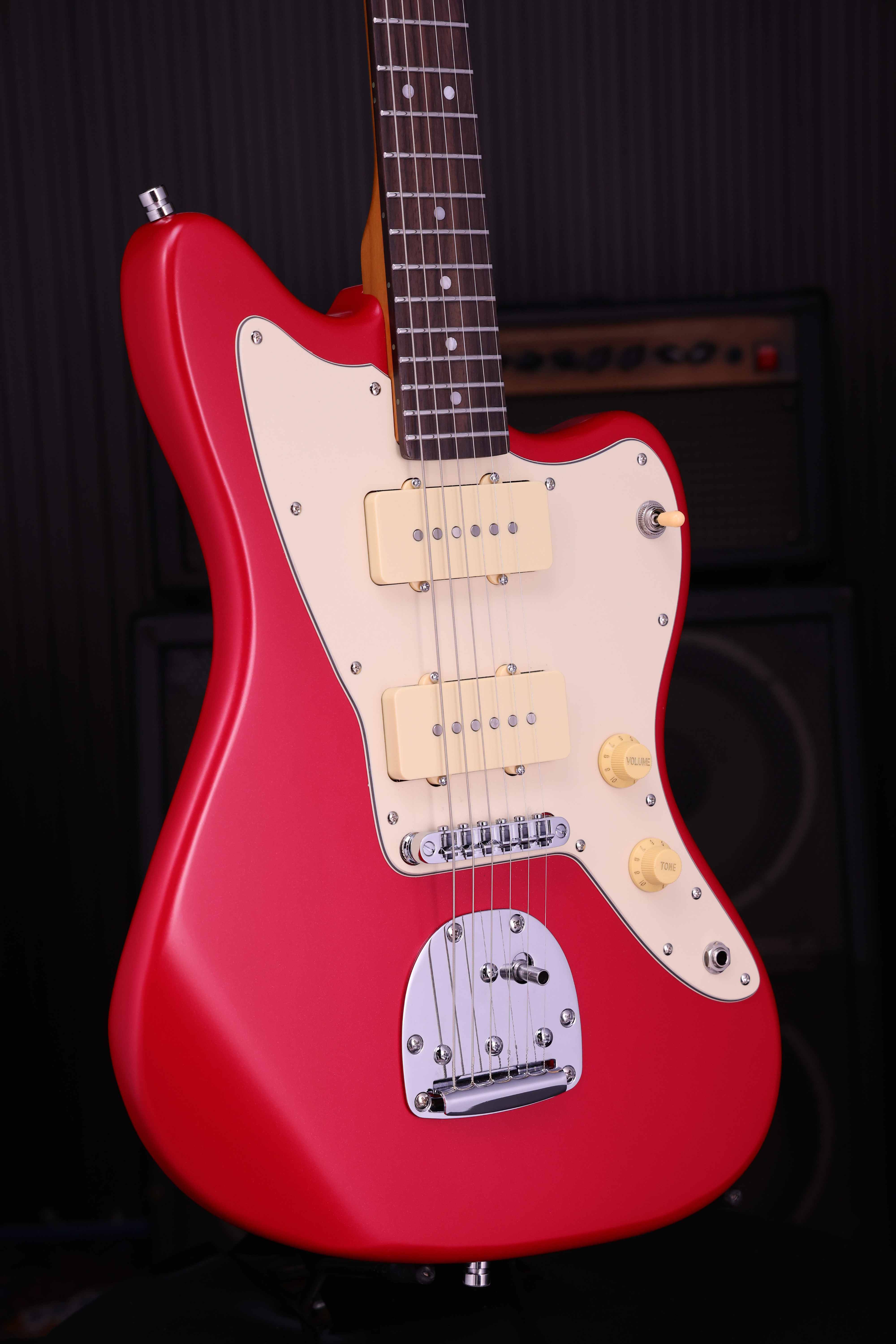 Patina Guitars Elgitarr Patina Guitars PJ-3 Candy Red tgt11