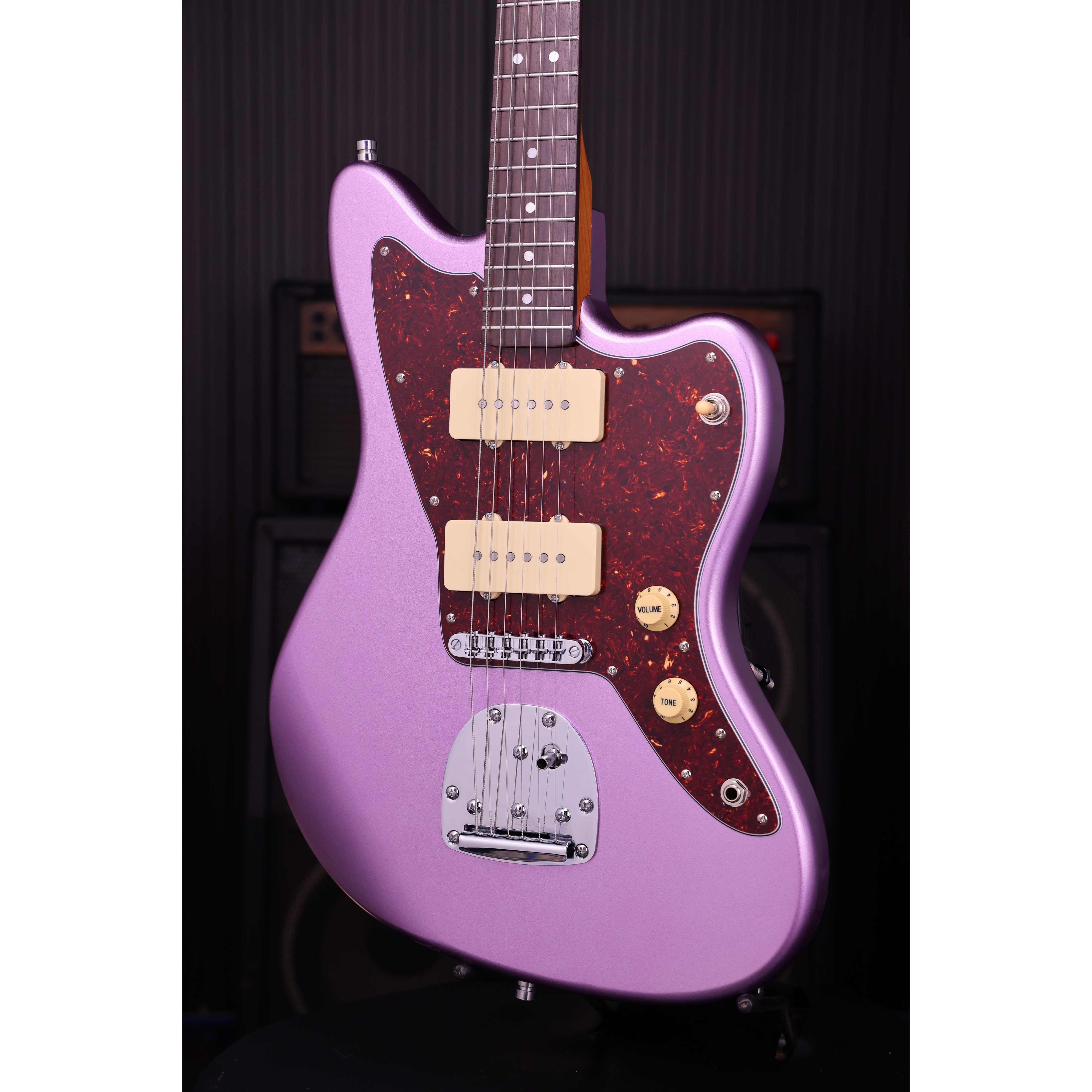 Patina Guitars Elgitarr Patina Guitars PJ-3 Purple tgt11