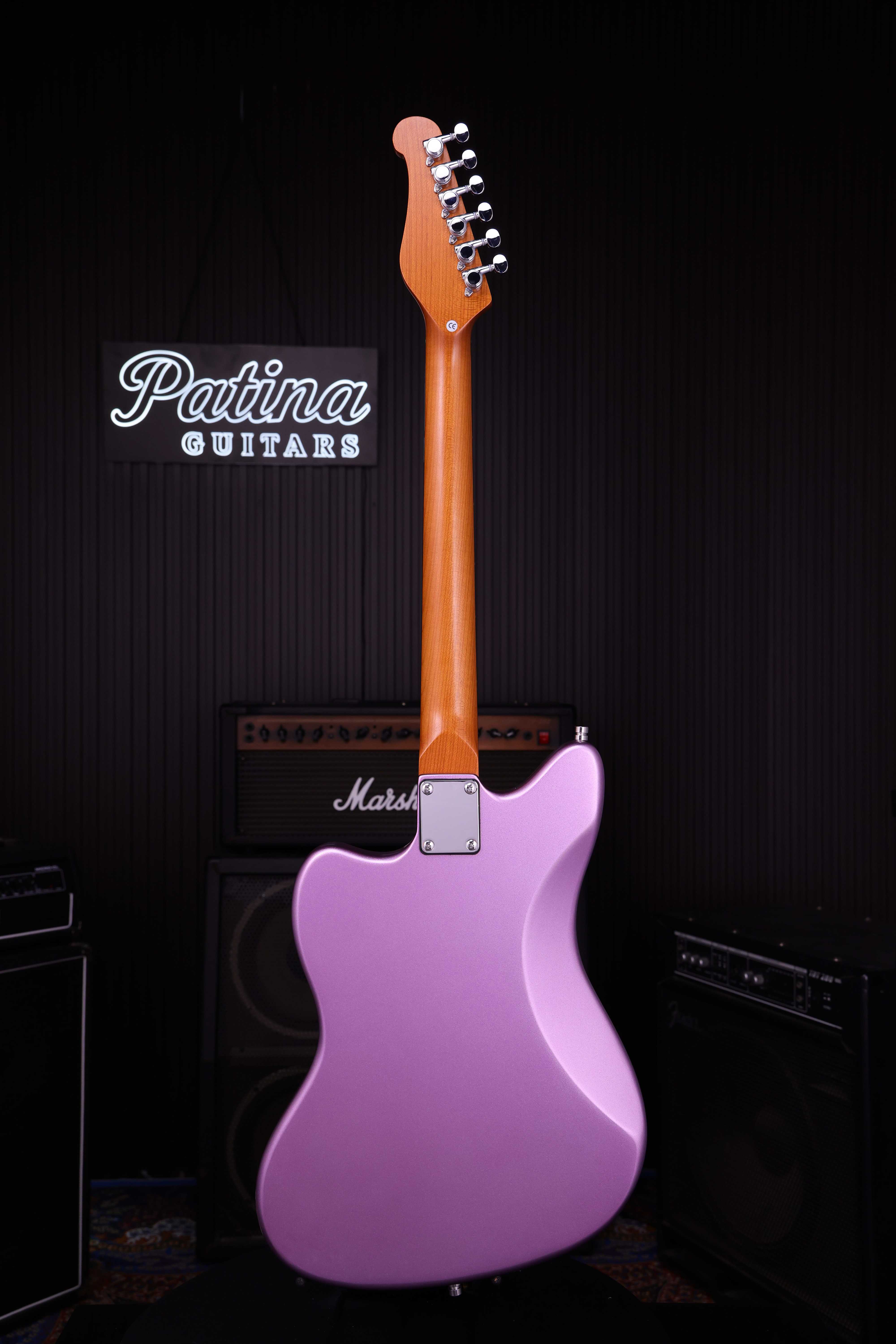 Patina Guitars Elgitarr Patina Guitars PJ-3 Purple tgt11