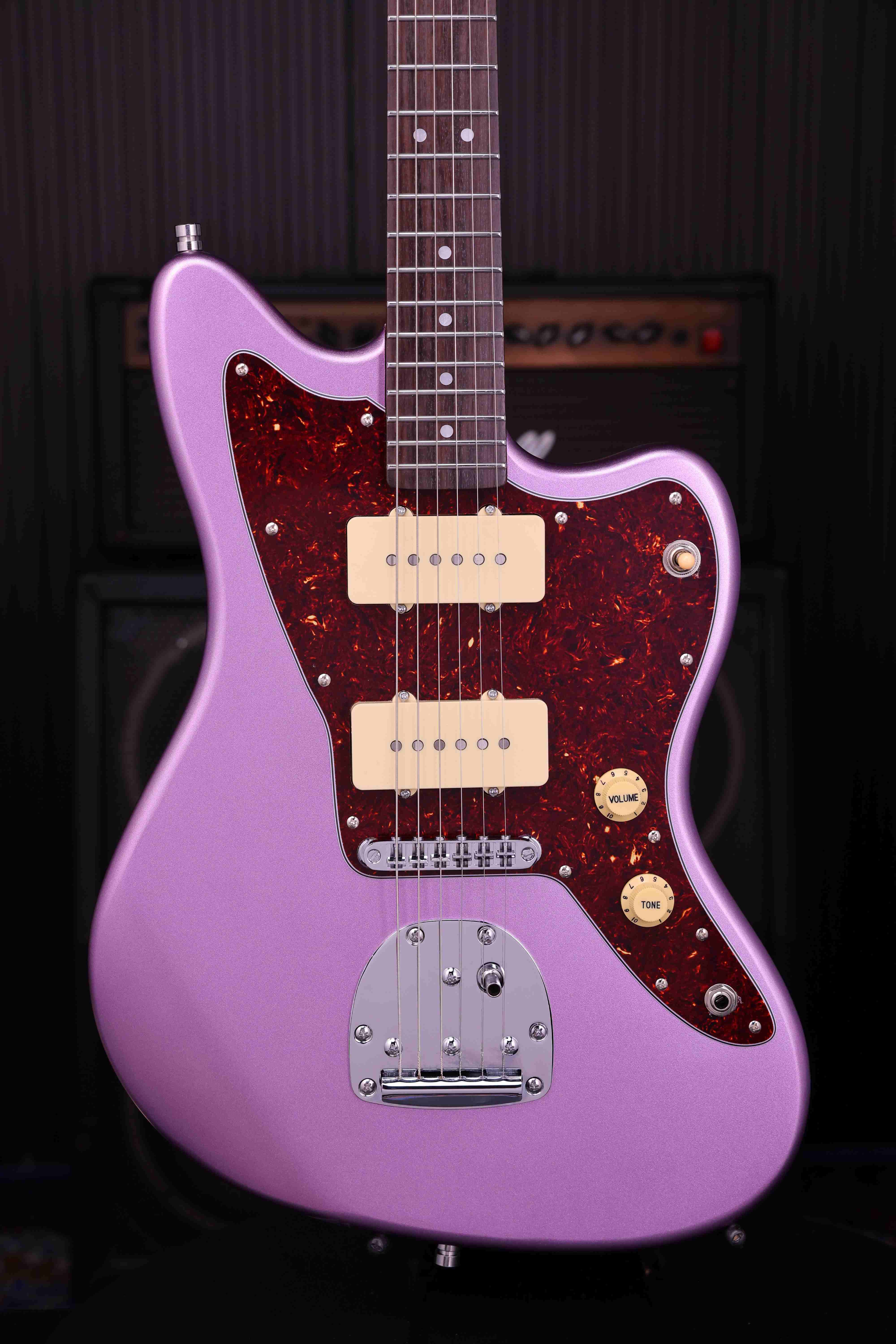 Patina Guitars Elgitarr Patina Guitars PJ-3 Purple tgt11