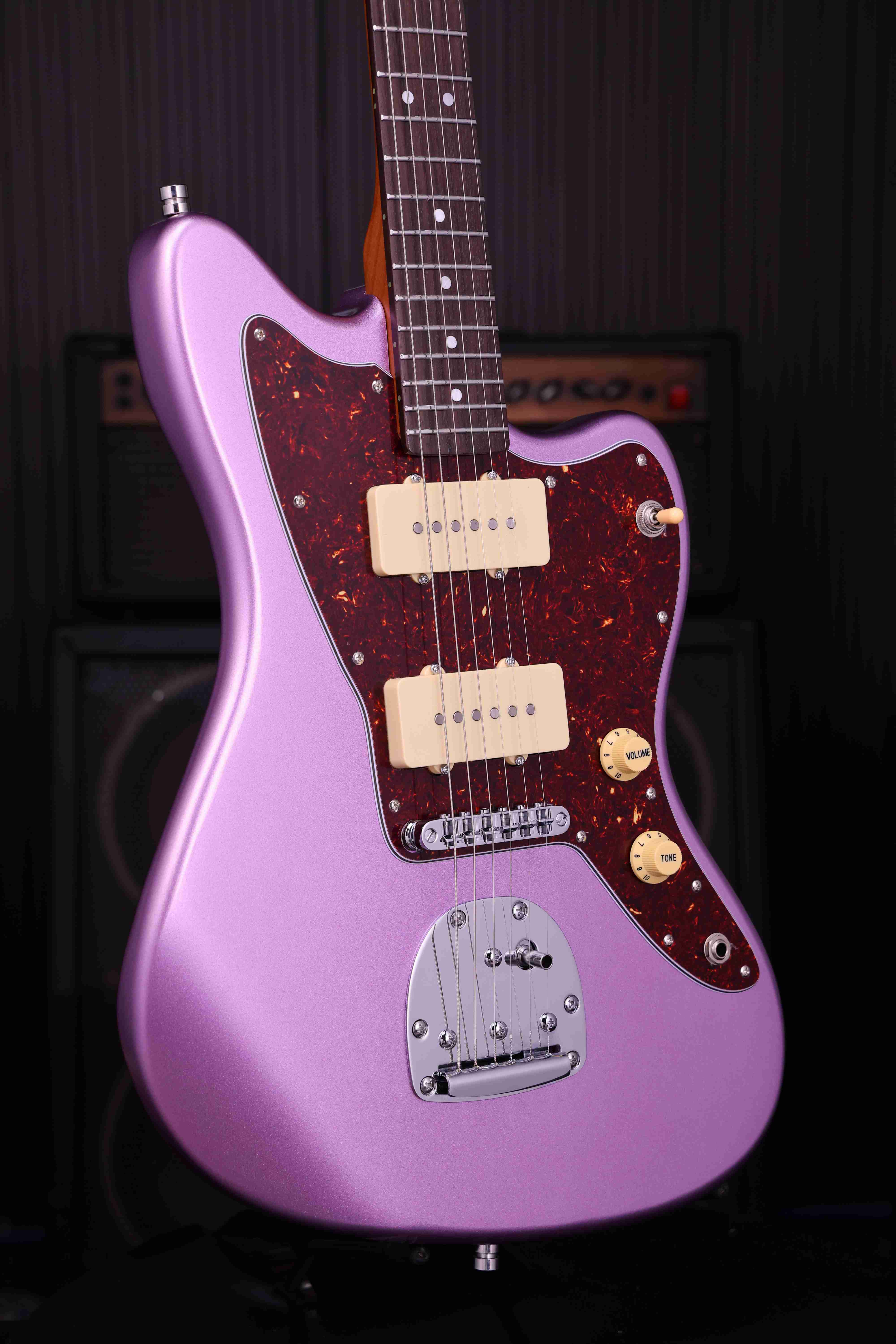 Patina Guitars Elgitarr Patina Guitars PJ-3 Purple tgt11