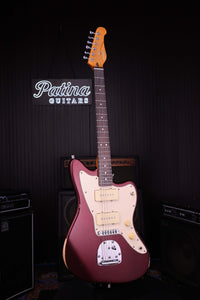 Patina Guitars Elgitarr Patina Guitars PJ-6 Oxblood Relic tgt11