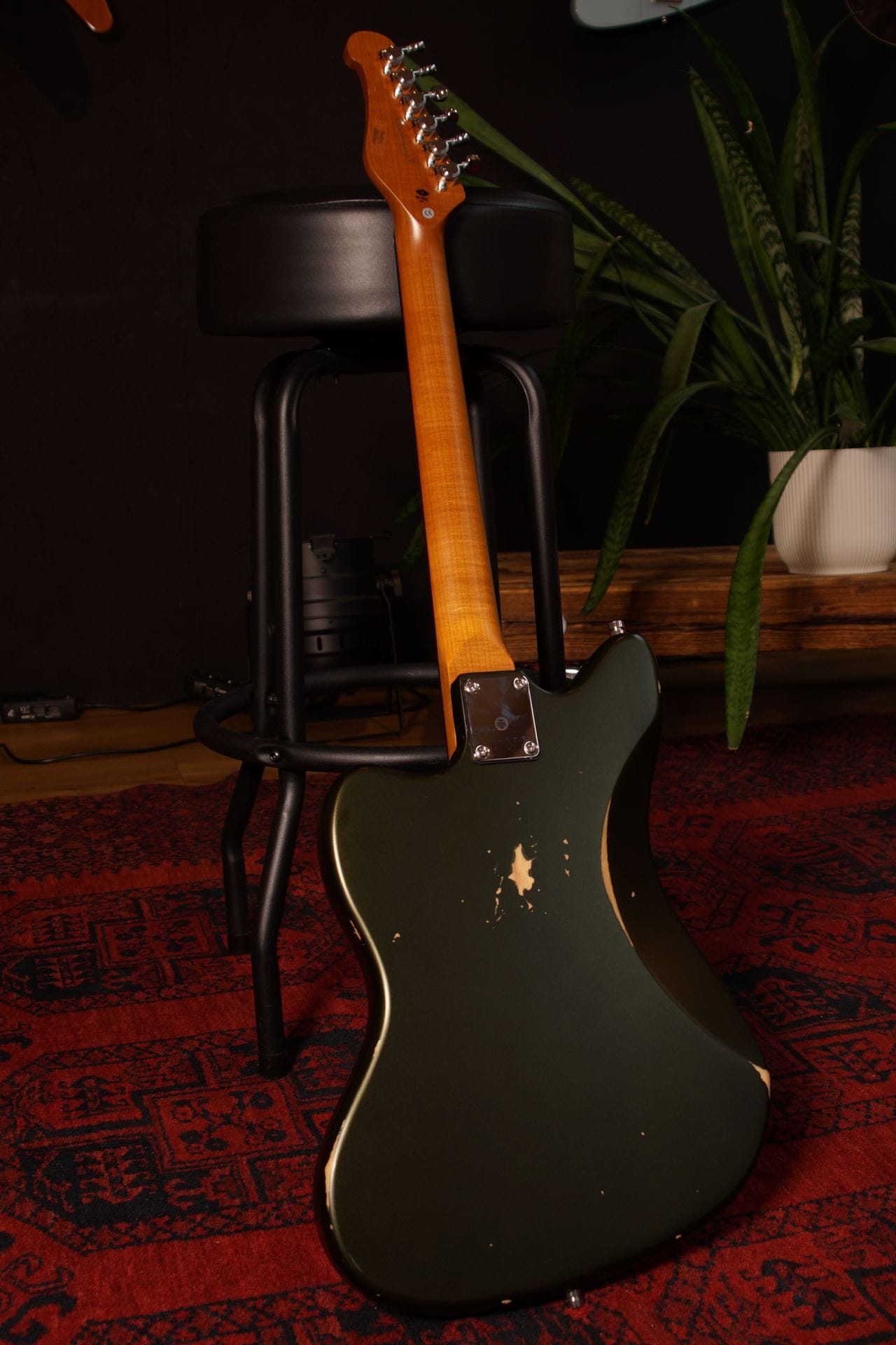 Patina Guitars Elgitarr Patina Guitars PJ-6 Sherwood Green Relic tgt11