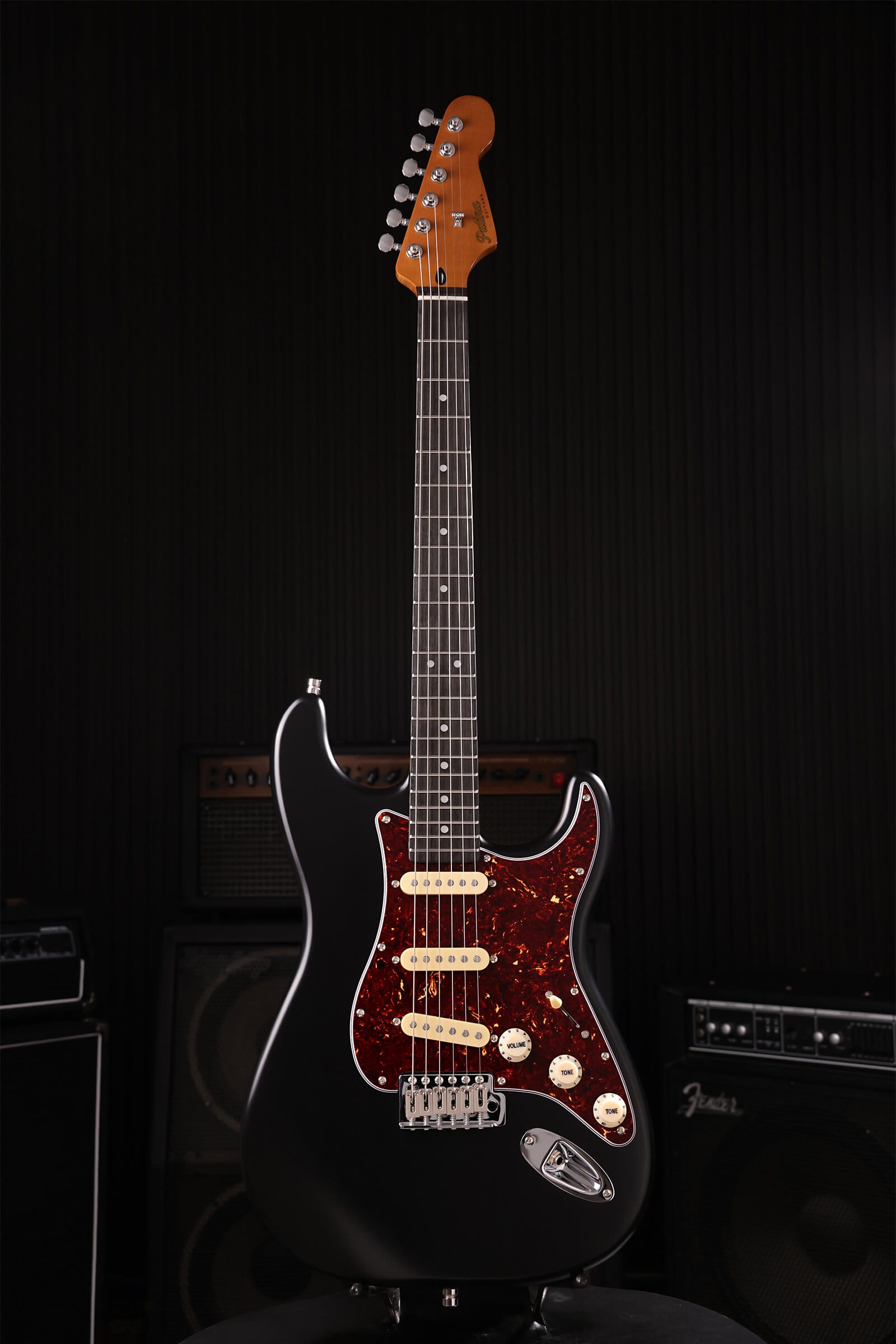 Patina Guitars Elgitarr Patina Guitars PS-3 Black tgt11