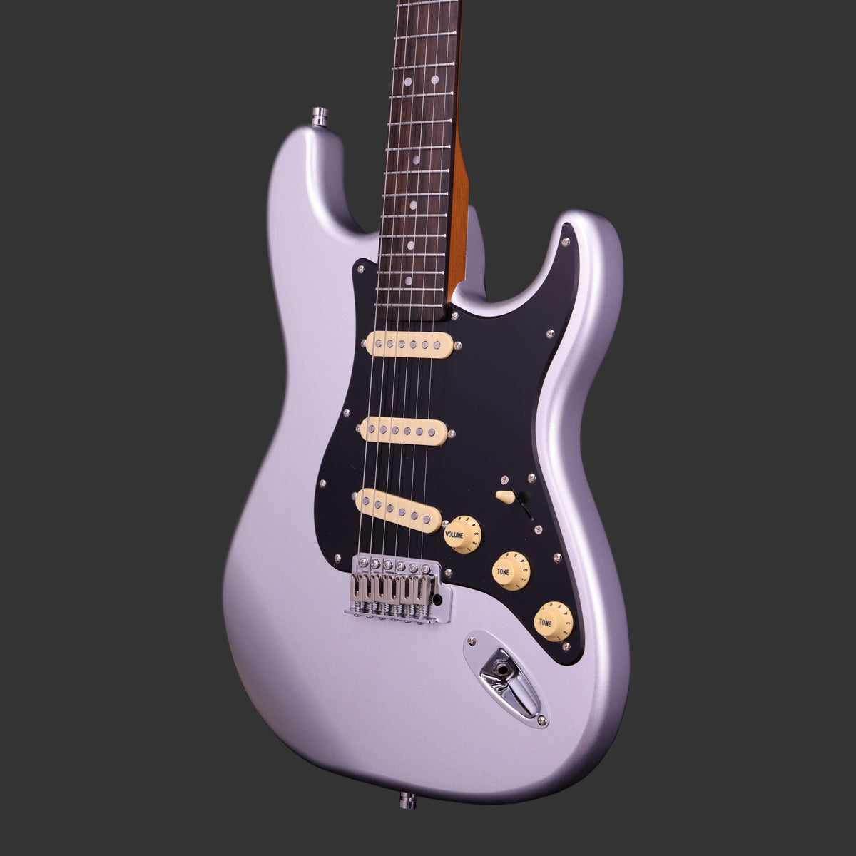 Patina Guitars Elgitarr Patina Guitars PS-3 Silver Metallic tgt11