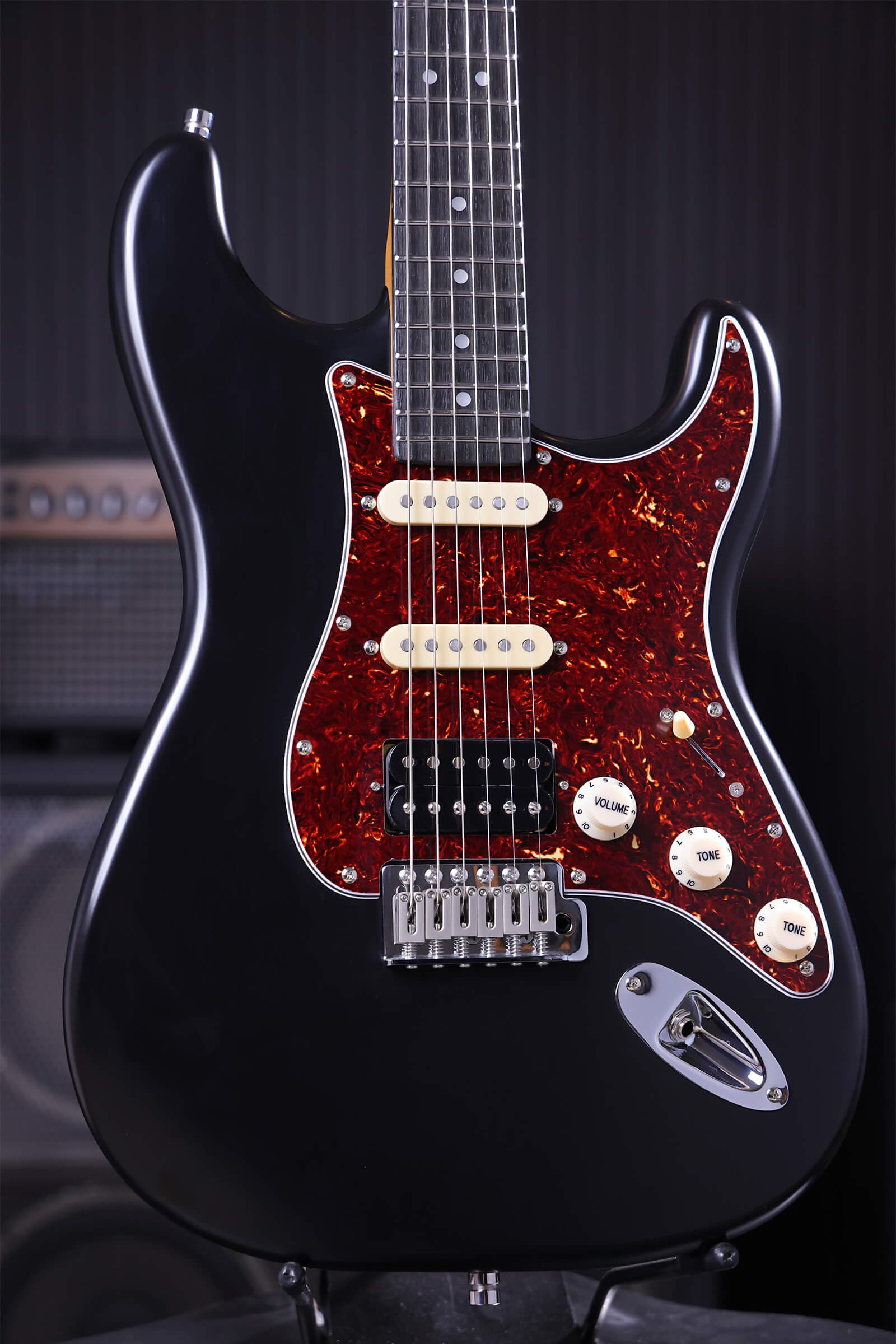 Patina Guitars Elgitarr Patina Guitars PS-4 Black tgt11