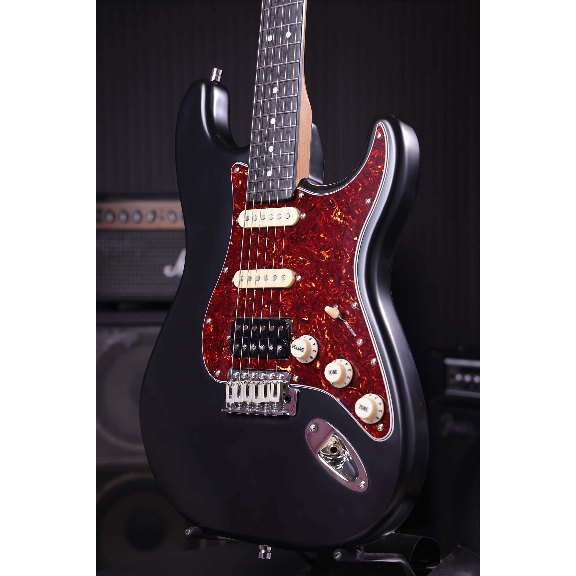 Patina Guitars Elgitarr Patina Guitars PS-4 Black tgt11