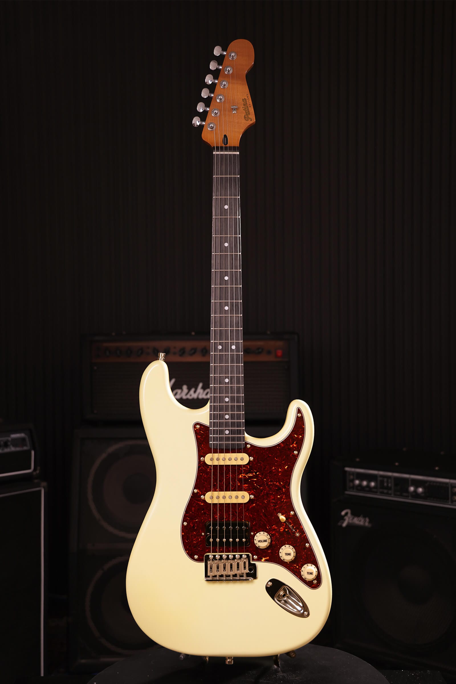 Patina Guitars Elgitarr Patina Guitars PS-4 Olympic White tgt11