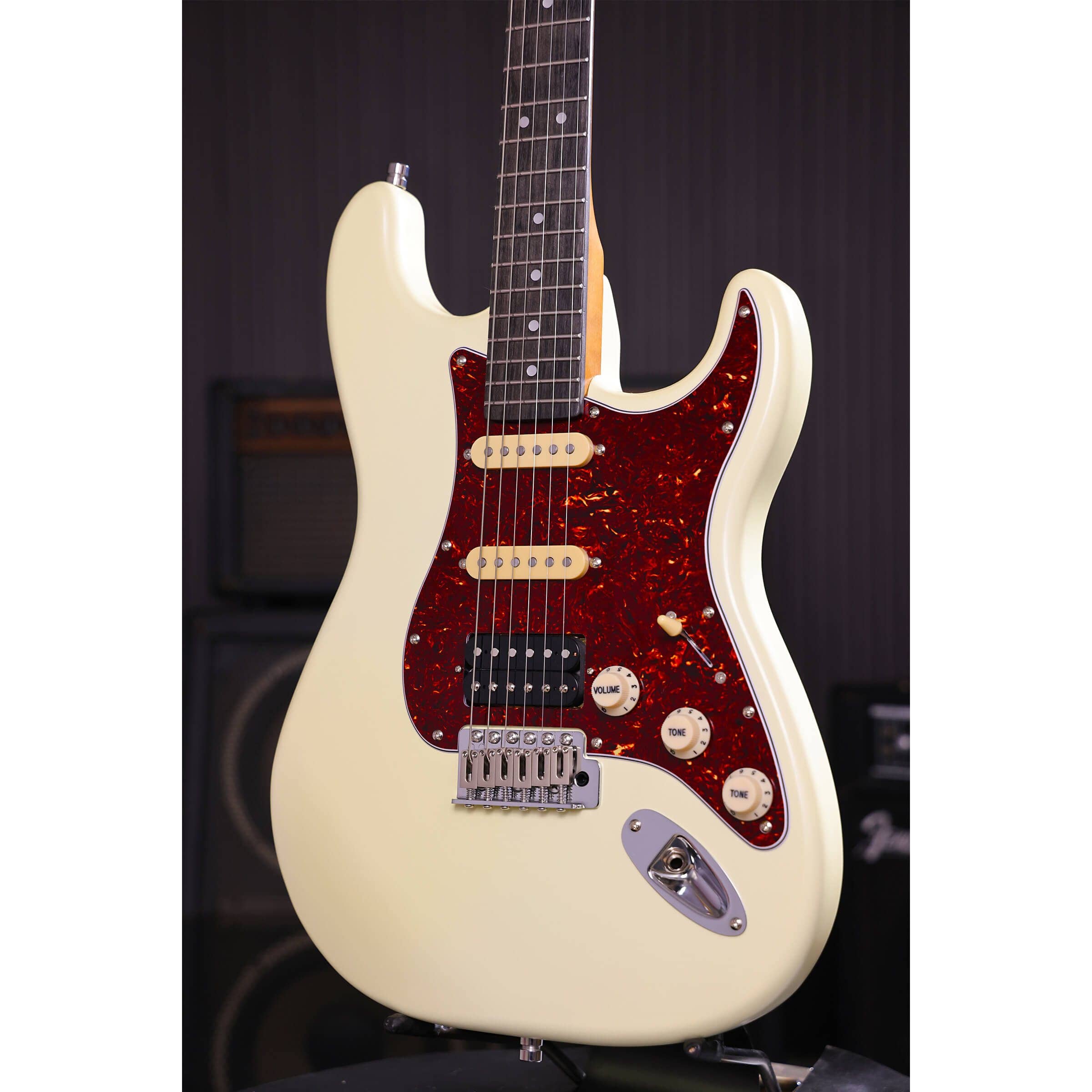 Patina Guitars Elgitarr Patina Guitars PS-4 Olympic White tgt11