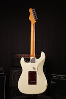 Patina Guitars Elgitarr Patina Guitars PS-6 Olympic White Relic tgt11