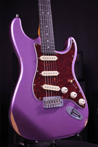Patina Guitars Elgitarr Patina Guitars PS-6 Purple Relic tgt11